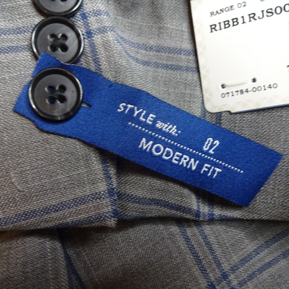 Ryan Seacrest Distinction Slim Fit 38L Jacket Wool - Picture 6 of 8